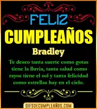 GIF Frases de Cumpleaños Bradley